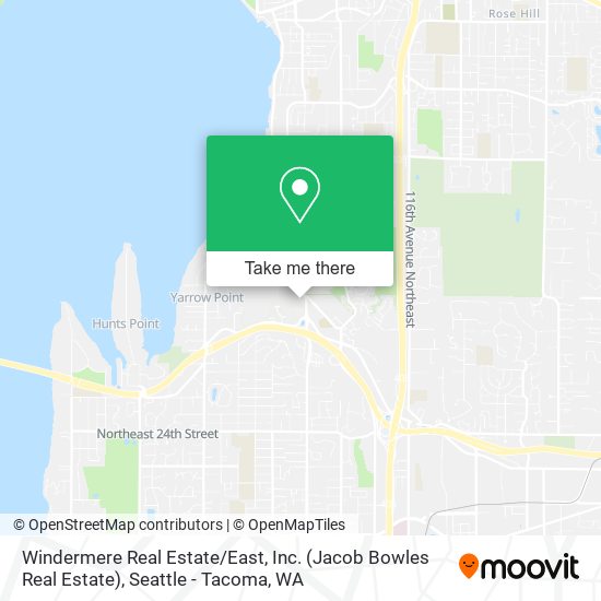 Mapa de Windermere Real Estate / East, Inc. (Jacob Bowles Real Estate)