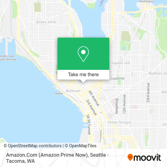 Amazon.Com (Amazon Prime Now) map