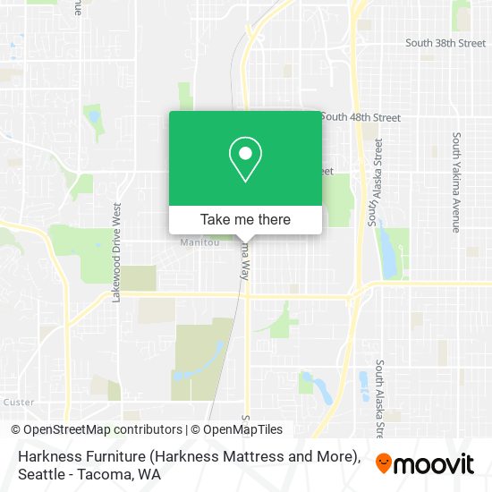 Mapa de Harkness Furniture (Harkness Mattress and More)