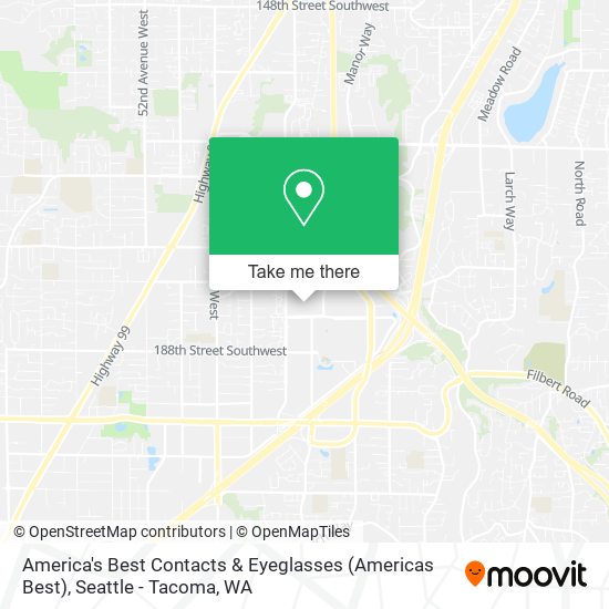Mapa de America's Best Contacts & Eyeglasses (Americas Best)