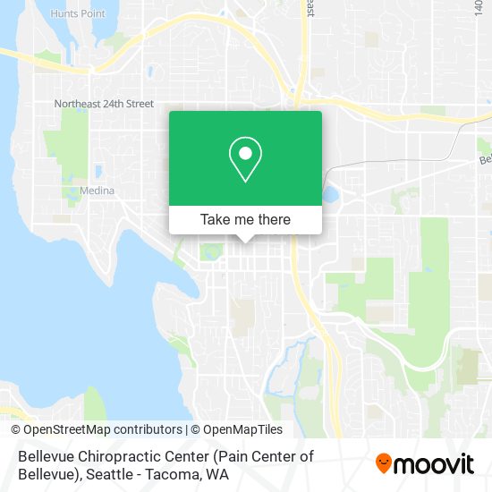 Mapa de Bellevue Chiropractic Center (Pain Center of Bellevue)