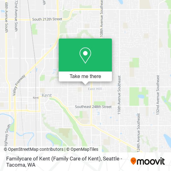 Familycare of Kent (Family Care of Kent) map