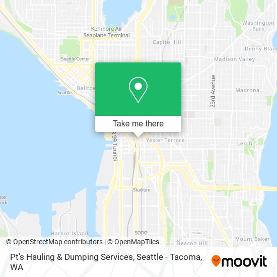 Pt's Hauling & Dumping Services map