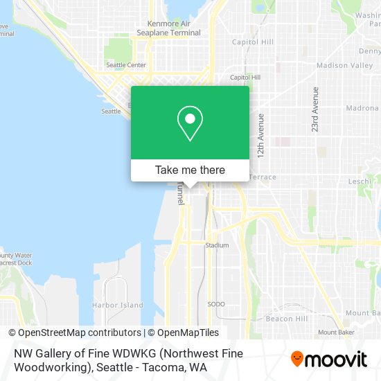 NW Gallery of Fine WDWKG (Northwest Fine Woodworking) map