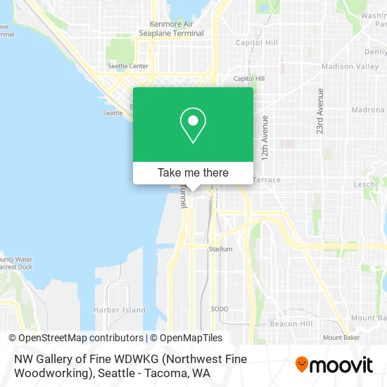 NW Gallery of Fine WDWKG (Northwest Fine Woodworking) map