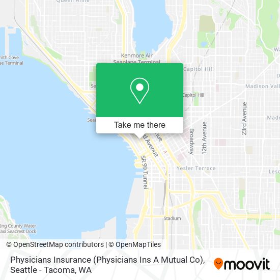 Mapa de Physicians Insurance (Physicians Ins A Mutual Co)