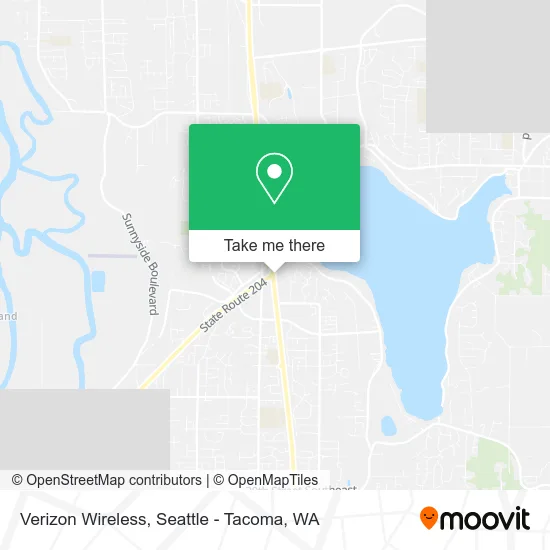 Mapa de Verizon Wireless