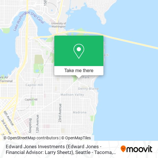 Mapa de Edward Jones Investments (Edward Jones - Financial Advisor: Larry Sheetz)