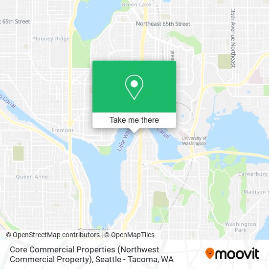 Mapa de Core Commercial Properties (Northwest Commercial Property)