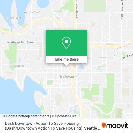 Mapa de Dash Downtown Action To Save Housing
