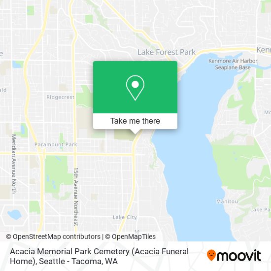 Mapa de Acacia Memorial Park Cemetery (Acacia Funeral Home)