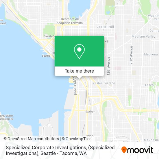 Specialized Corporate Investigations, (Specialized Investigations) map