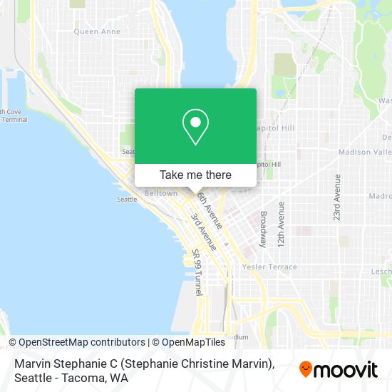Marvin Stephanie C (Stephanie Christine Marvin) map