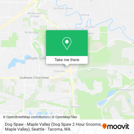 Dog Spaw - Maple Valley (Dog Spaw 2 Hour Grooms, Maple Valley) map