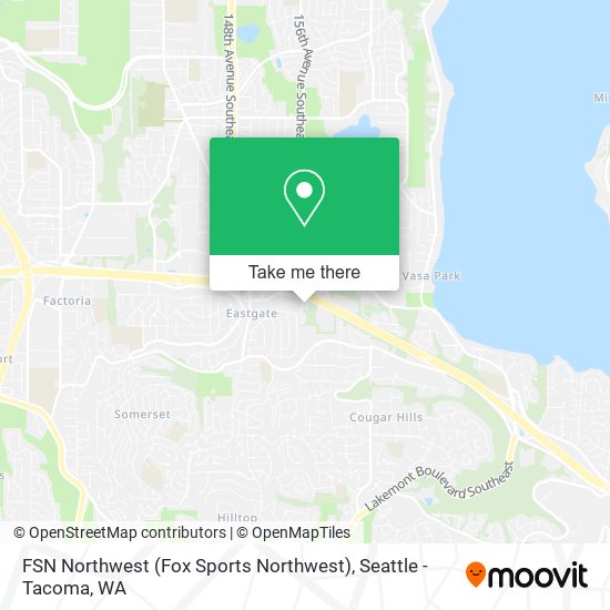 FSN Northwest (Fox Sports Northwest) map