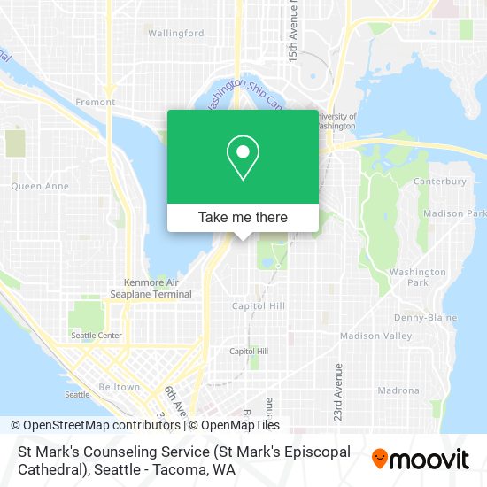 Mapa de St Mark's Counseling Service (St Mark's Episcopal Cathedral)