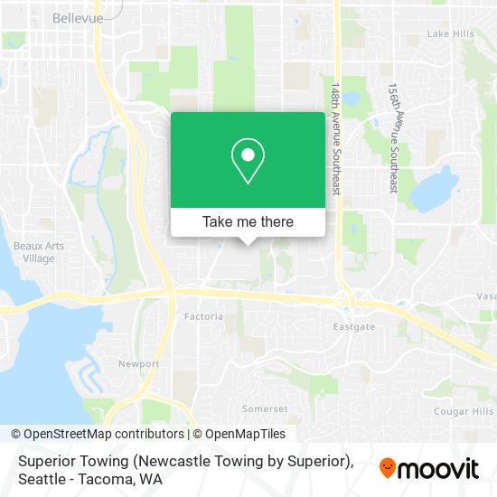 Superior Towing (Newcastle Towing by Superior) map