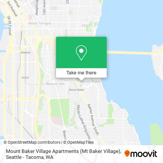 Mapa de Mount Baker Village Apartments (Mt Baker Village)