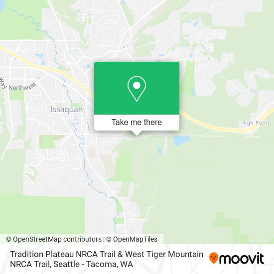 Mapa de Tradition Plateau NRCA Trail & West Tiger Mountain NRCA Trail