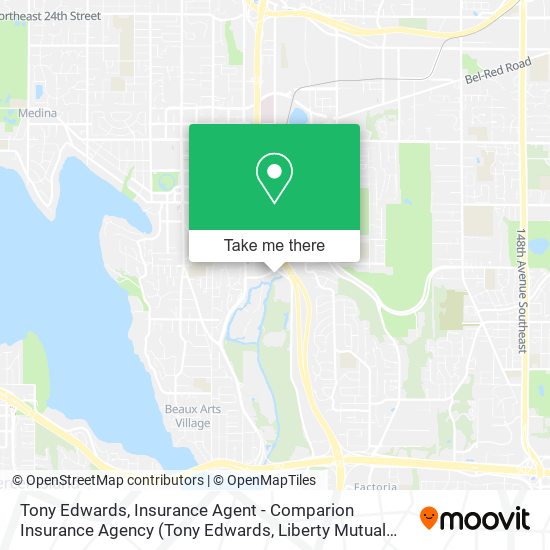 Mapa de Tony Edwards, Insurance Agent - Comparion Insurance Agency