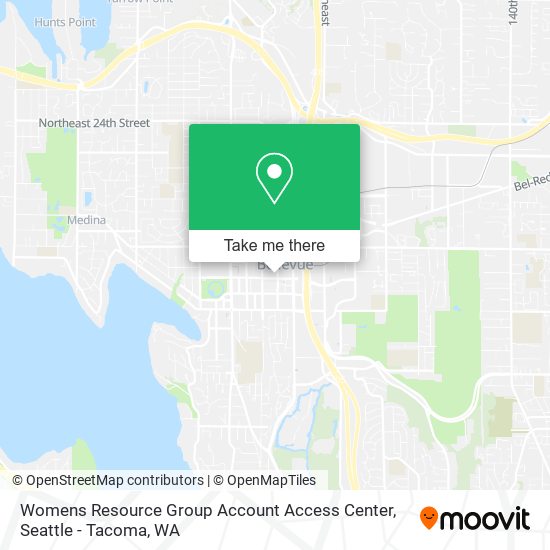 Womens Resource Group Account Access Center map