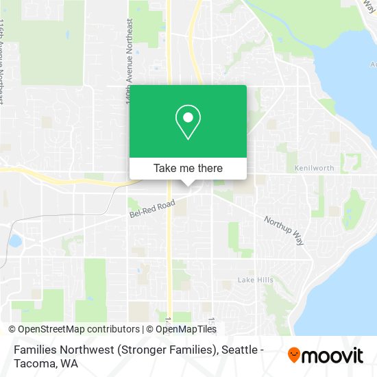 Mapa de Families Northwest (Stronger Families)