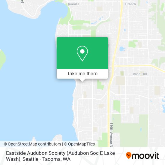 Eastside Audubon Society (Audubon Soc E Lake Wash) map