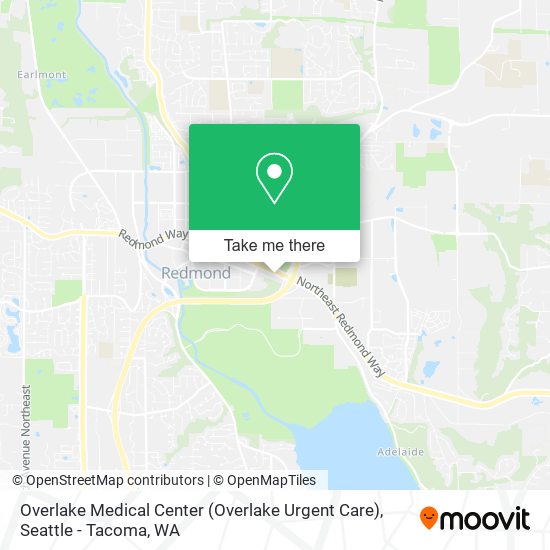 Overlake Medical Center (Overlake Urgent Care) map