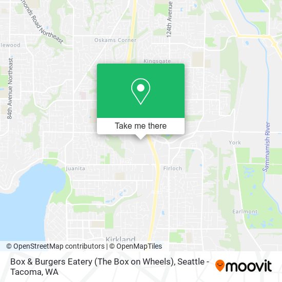 Mapa de Box & Burgers Eatery (The Box on Wheels)