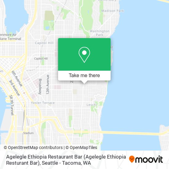 Agelegle Ethiopia Restaurant Bar map