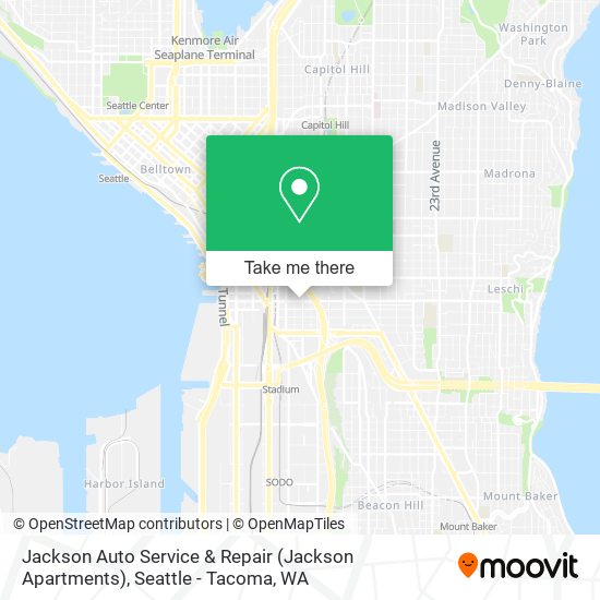 Mapa de Jackson Auto Service & Repair (Jackson Apartments)