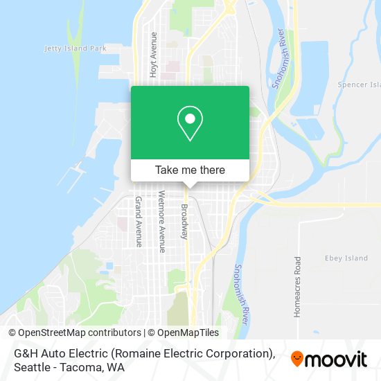 Mapa de G&H Auto Electric (Romaine Electric Corporation)