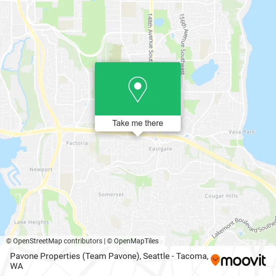 Mapa de Pavone Properties (Team Pavone)