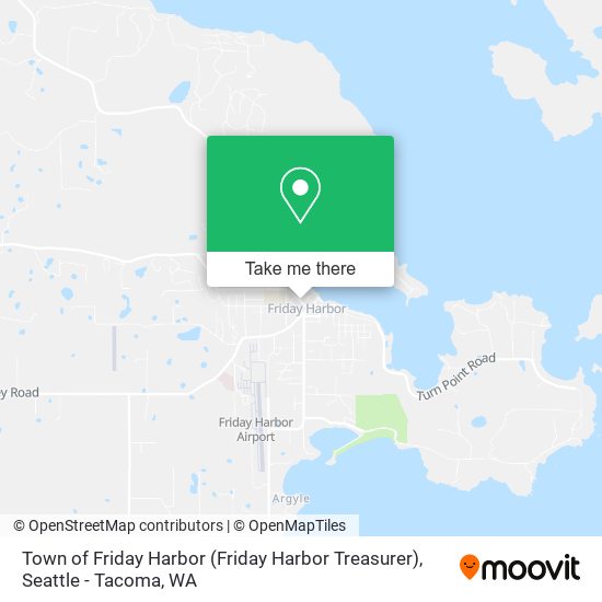 Town of Friday Harbor (Friday Harbor Treasurer) map