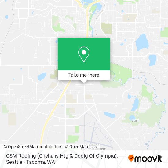 CSM Roofing (Chehalis Htg & Coolg Of Olympia) map