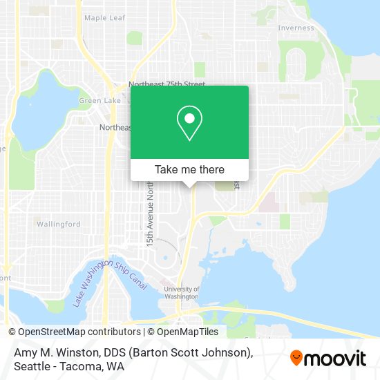 Amy M. Winston, DDS (Barton Scott Johnson) map