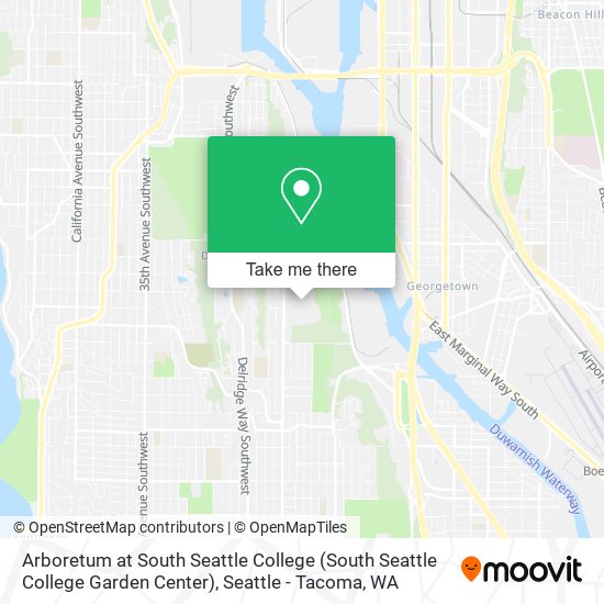 Mapa de Arboretum at South Seattle College (South Seattle College Garden Center)