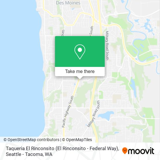 Taqueria El Rinconsito (El Rinconsito - Federal Way) map