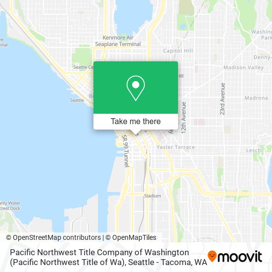 Pacific Northwest Title Company of Washington (Pacific Northwest Title of Wa) map