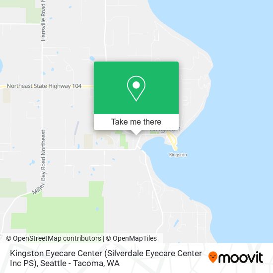 Kingston Eyecare Center (Silverdale Eyecare Center Inc PS) map