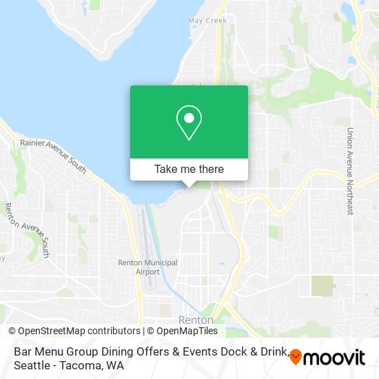 Bar Menu Group Dining Offers & Events Dock & Drink map