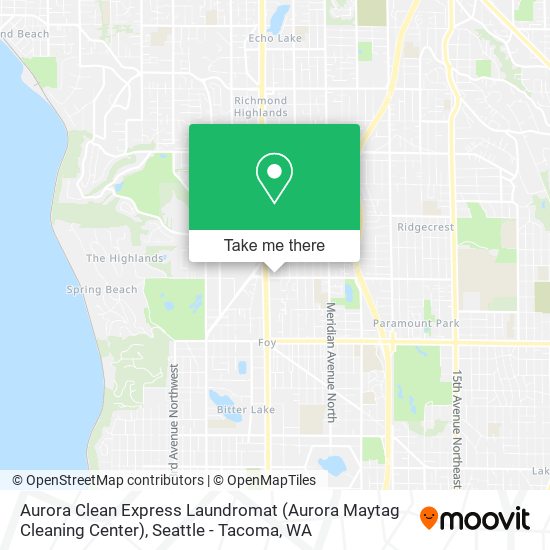 Aurora Clean Express Laundromat (Aurora Maytag Cleaning Center) map