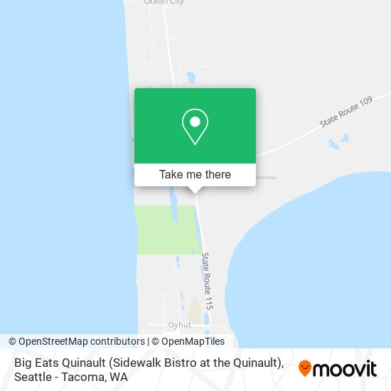 Mapa de Big Eats Quinault (Sidewalk Bistro at the Quinault)