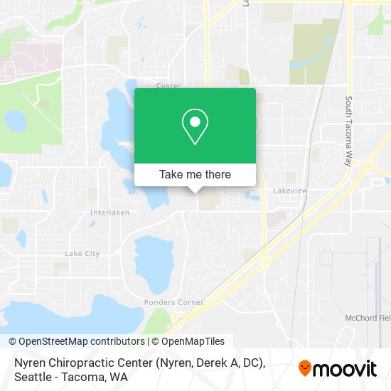 Nyren Chiropractic Center (Nyren, Derek A, DC) map