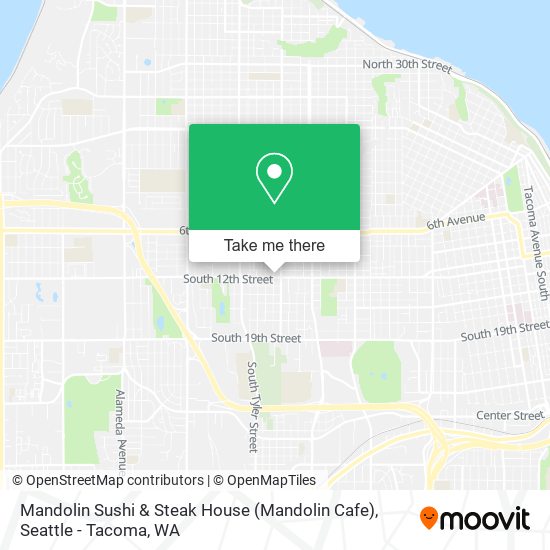 Mapa de Mandolin Sushi & Steak House (Mandolin Cafe)