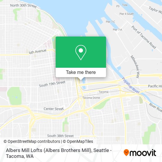 Mapa de Albers Mill Lofts (Albers Brothers Mill)