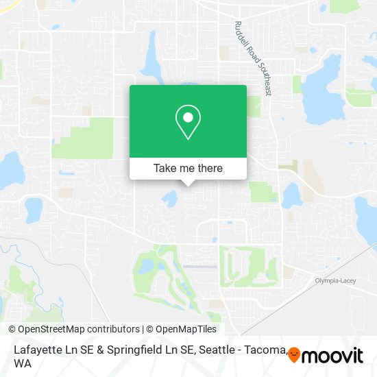 Lafayette Ln SE & Springfield Ln SE map