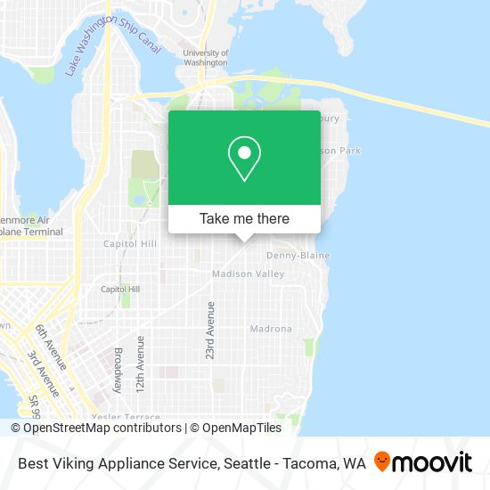 Mapa de Best Viking Appliance Service