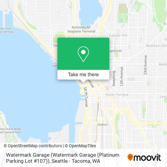 Watermark Garage (Watermark Garage (Platinum Parking Lot #107)) map