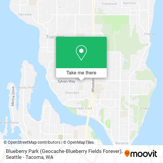 Blueberry Park (Geocache-Blueberry Fields Forever) map